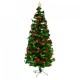Brad artificial, cu intalatie si fibra optica,culoare verde, dimensiune 240cm , TP1014-240
