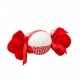 Decoratiune brad in forma de bomboana, culaore alb cu rosu, dimensiune: 42x15x14cm, MI-507