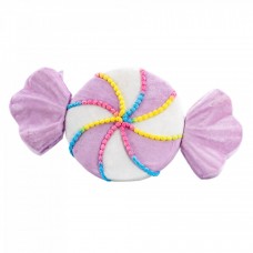 Decoratiune brad in forma de bomboana, culoare lila, dimensiune: 52x7x25 cm, MI-655