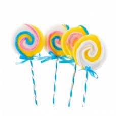 Decoratiune brad in forma de Lollipop, culoare multicolor, dimensiune: 8.5x1.5x24 cm, 4 buc/set MI-604