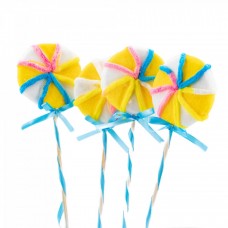 Decoratiune brad in forma de Lollipop, culoare multicolor, dimensiune: 8.5x1.5x24 cm, 4 buc/set MI-608