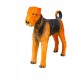 Decoratiune de exterior 3D Airedale Terrier din fibra de sticla, 600Led, 77 cm, PHB-G0007