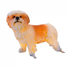 Decoratiune de exterior 3D Shih Tzu din fibra de sticla, 480Led, 33 cm, PHB-G0003