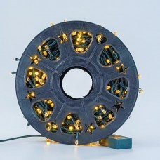 Instalatie de Craciun tip Liniara / sirag 100m, 800 leduri, Lumina Alb Cald, BL-362-WW