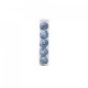 Set 5 globuri din polistiren, culoare albastru, diametru 10cm, BL-6017DB